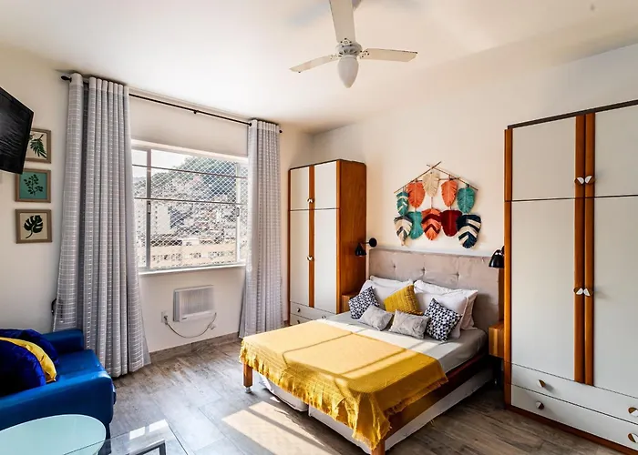 Estudio Em Copacabana: Aconchego E Praia Para 4 Rio de Janeiro